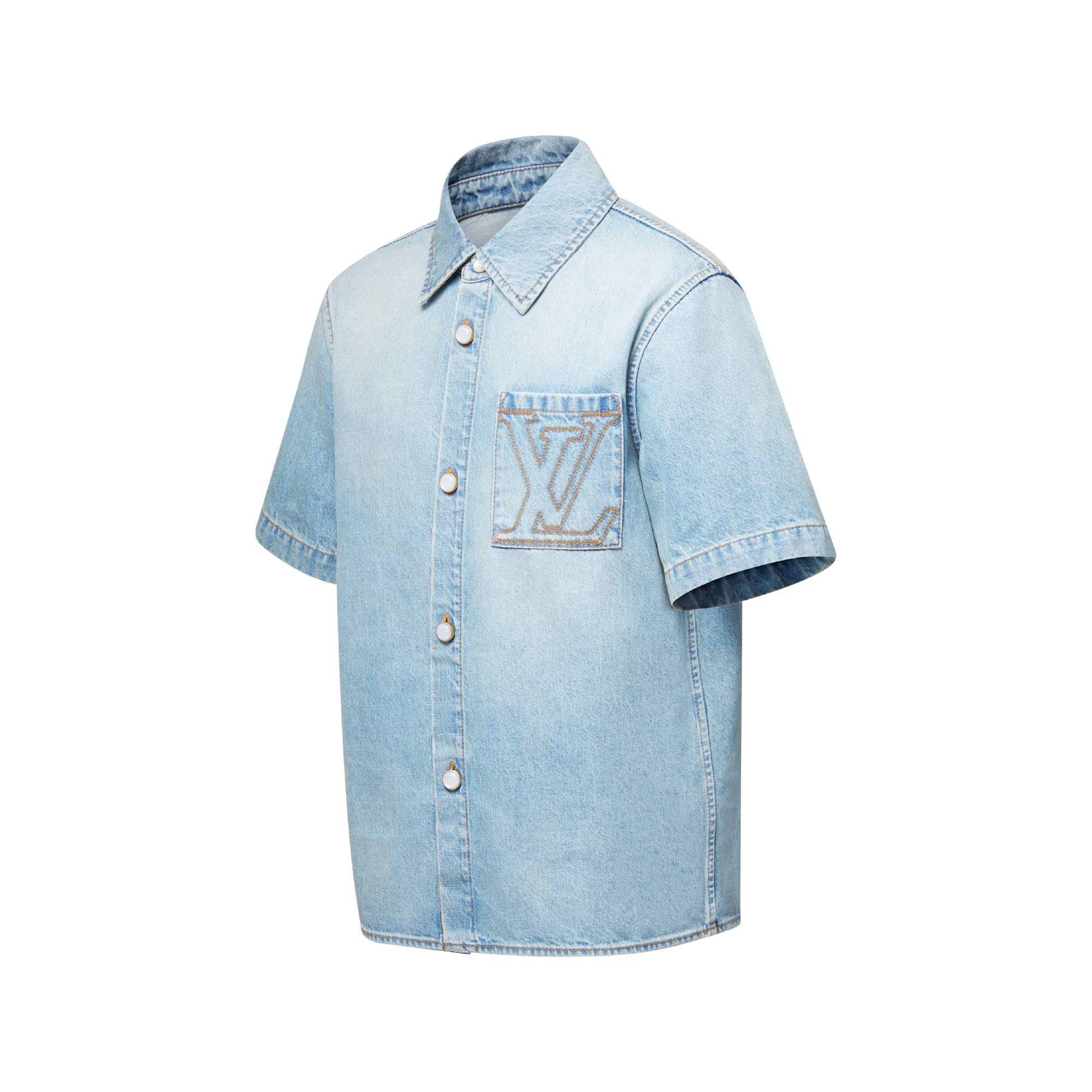 ショートスリーブデニムシャツ ｜ルイ・ヴィトン 公式サイト - 1AGJON